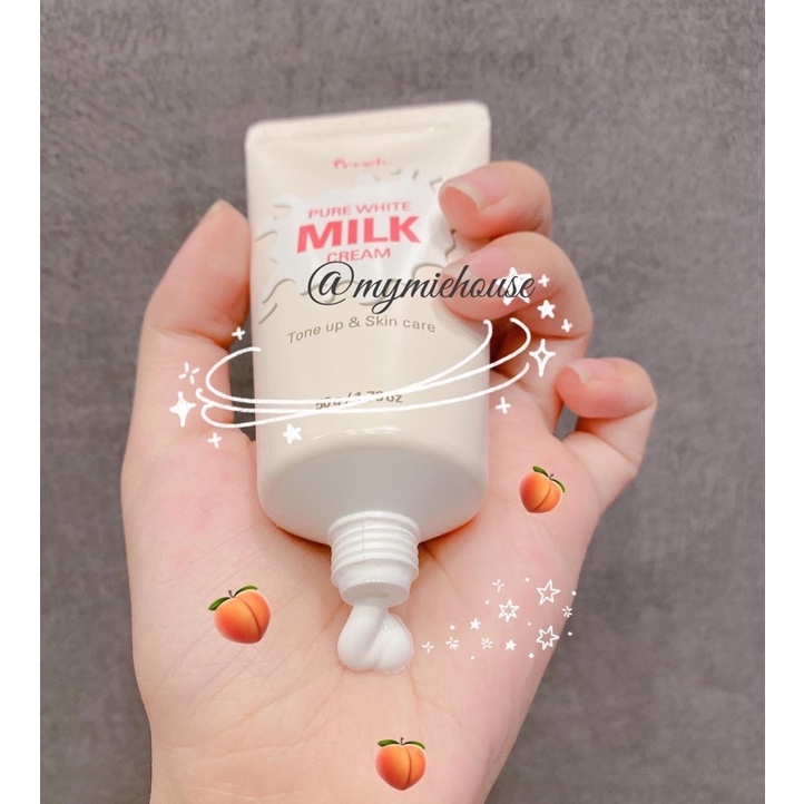 KEM DƯỠNG TRẮNG DA NÂNG TONE PURE WHITE MILK CREAM PRRETI  SALE 70%