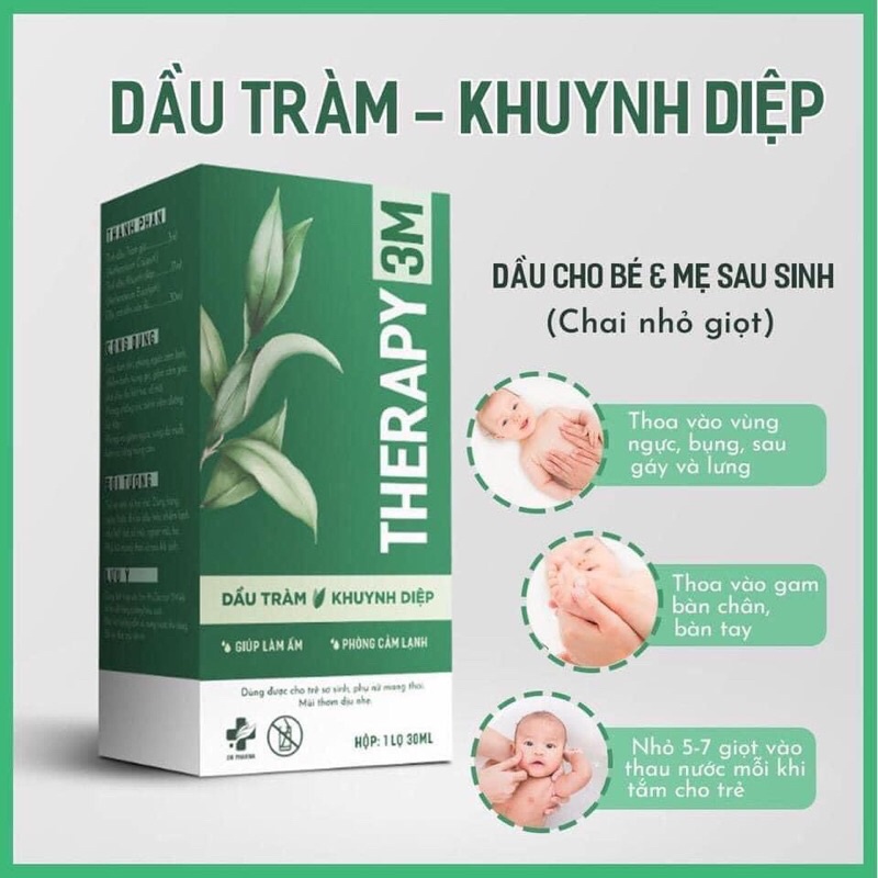 Tinh dầu tràm- khuynh diệp Therapy 3M dung tích 30ml