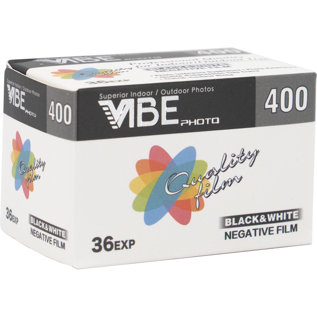 Film trắng đen Vibe 400 36exp date 03.2026 film 35mm black and white