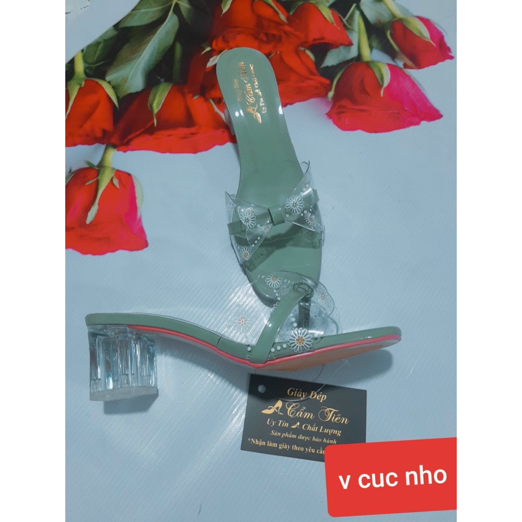 Ảnh thật giày cao gót nữ big size 33 đến 44