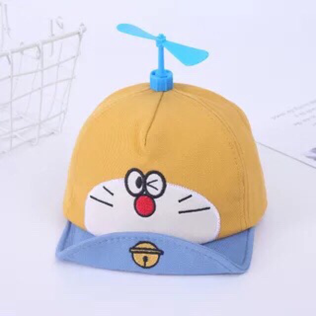 Mũ Nón Chong Chóng Tre Lưỡi Trai Cho Bé Doremon Doraemon