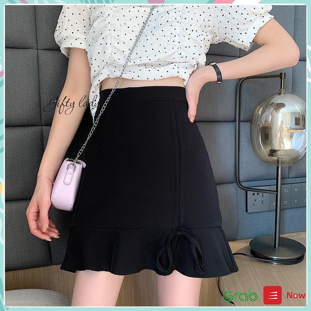 Chân Váy Chữ A Lưng Cao Rút Dây, Vải Dày Đẹp Phong Cách Hàn QuốcTrẻ Trung| Gifty | BigBuy360 - bigbuy360.vn