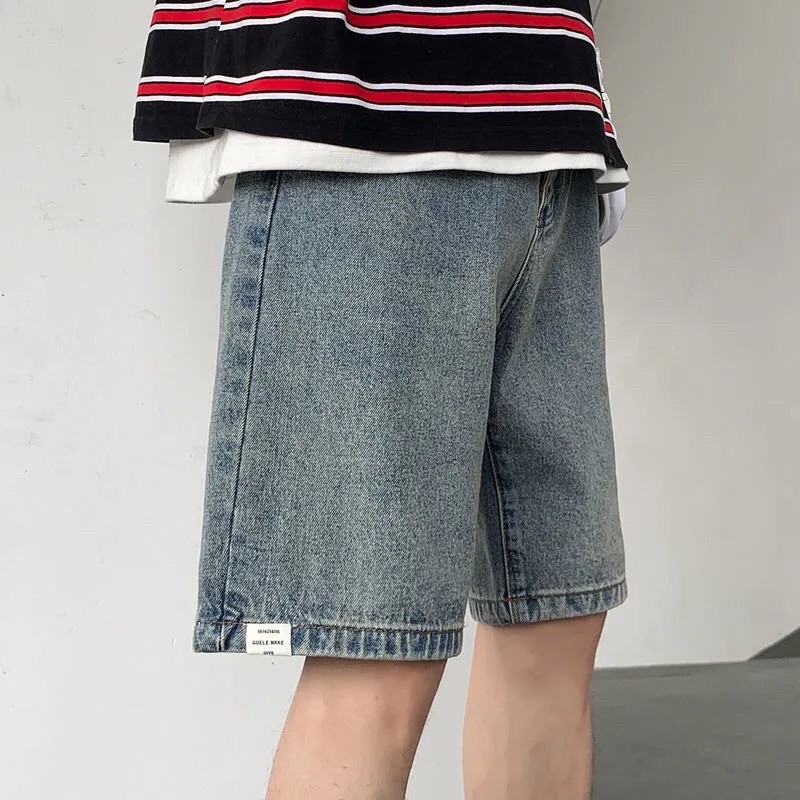 Quần Short Jeans Ngắn Túi Hộp Unisex (ORDER)