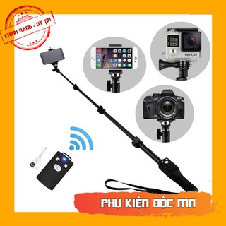 combo gậy chụp hình + 3 chân kèm remote yunteng 1288