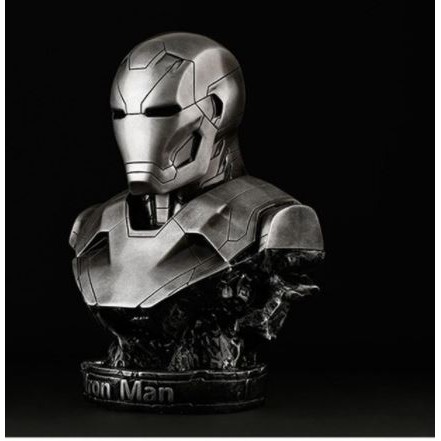 Mô hình tượng bán thân Iron Man Tony Stark MK46 cao 36cm lệ 1/2 trong phim Biệt đội siêu anh hùng The Avengers (Ironman)