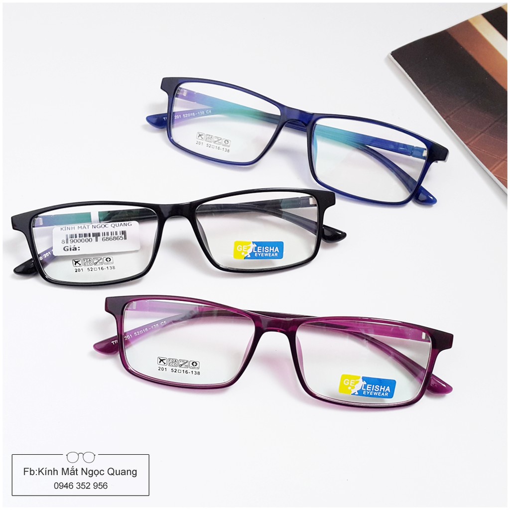 Kính Cận Gọng Dẻo 201 (Tặng Kèm Hộp) | BigBuy360 - bigbuy360.vn