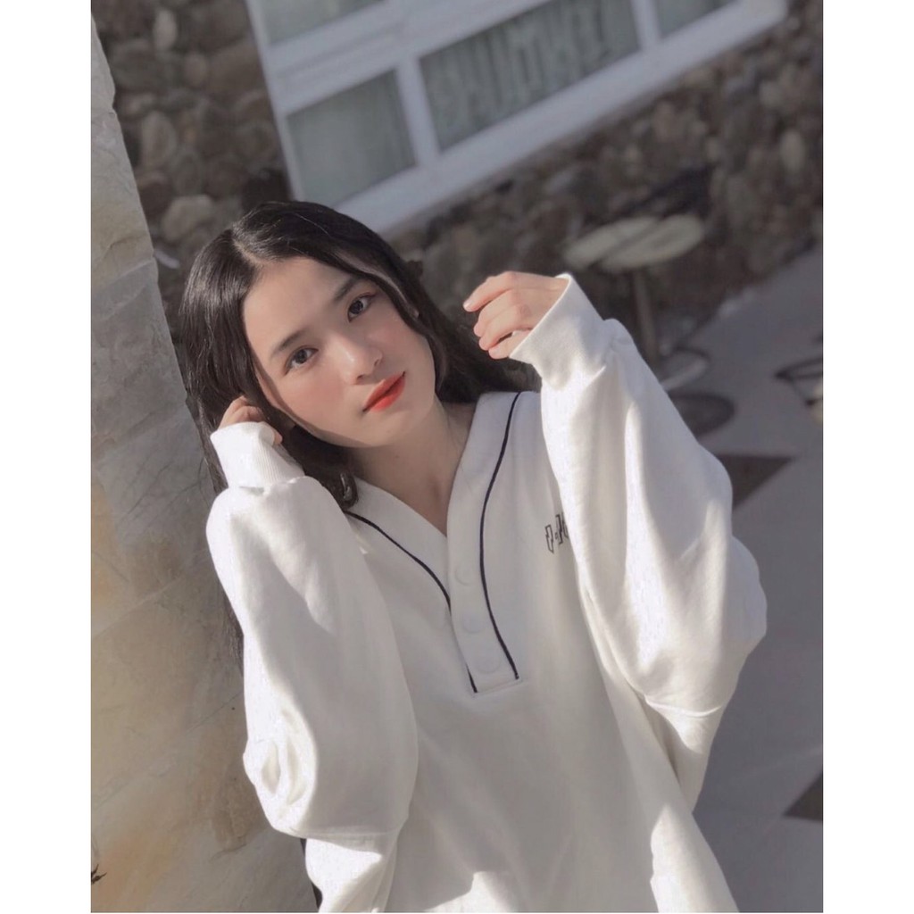 Áo Sweater VIỀN CỔ 1--OAK Unisex 1hitshop | BigBuy360 - bigbuy360.vn