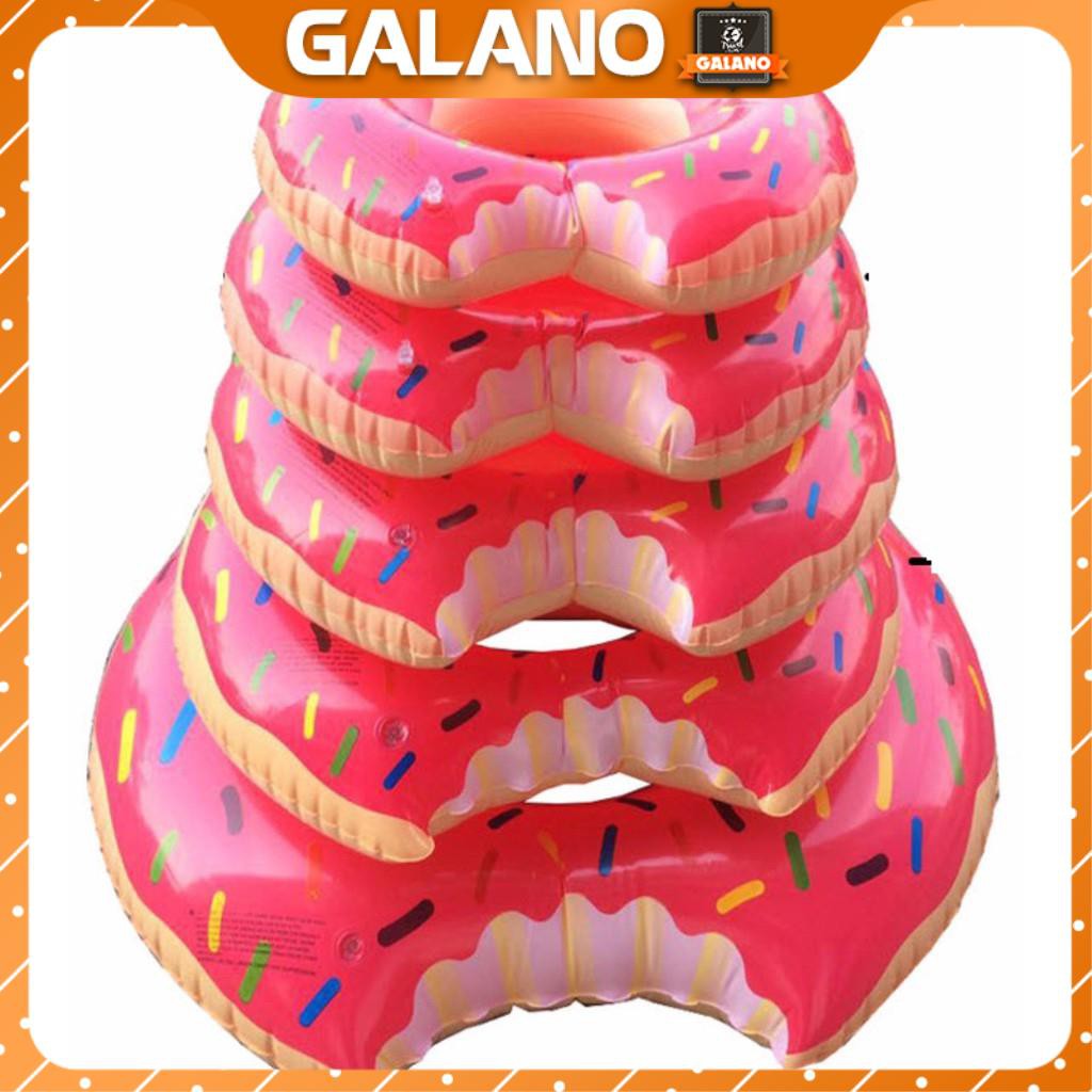 Phao bơi cho bé GALANO size 60 cm tập bơi cho trẻ em hình bánh vòng Donut dễ thương SS-001301
