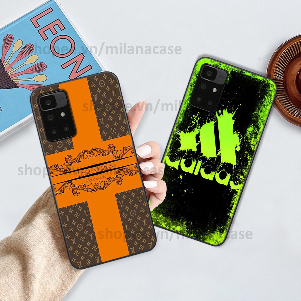 Ốp Xiaomi Redmi 10 in hình các thương hiệu nổi tiếng sang chảnh, đẳng cấp, cá tính