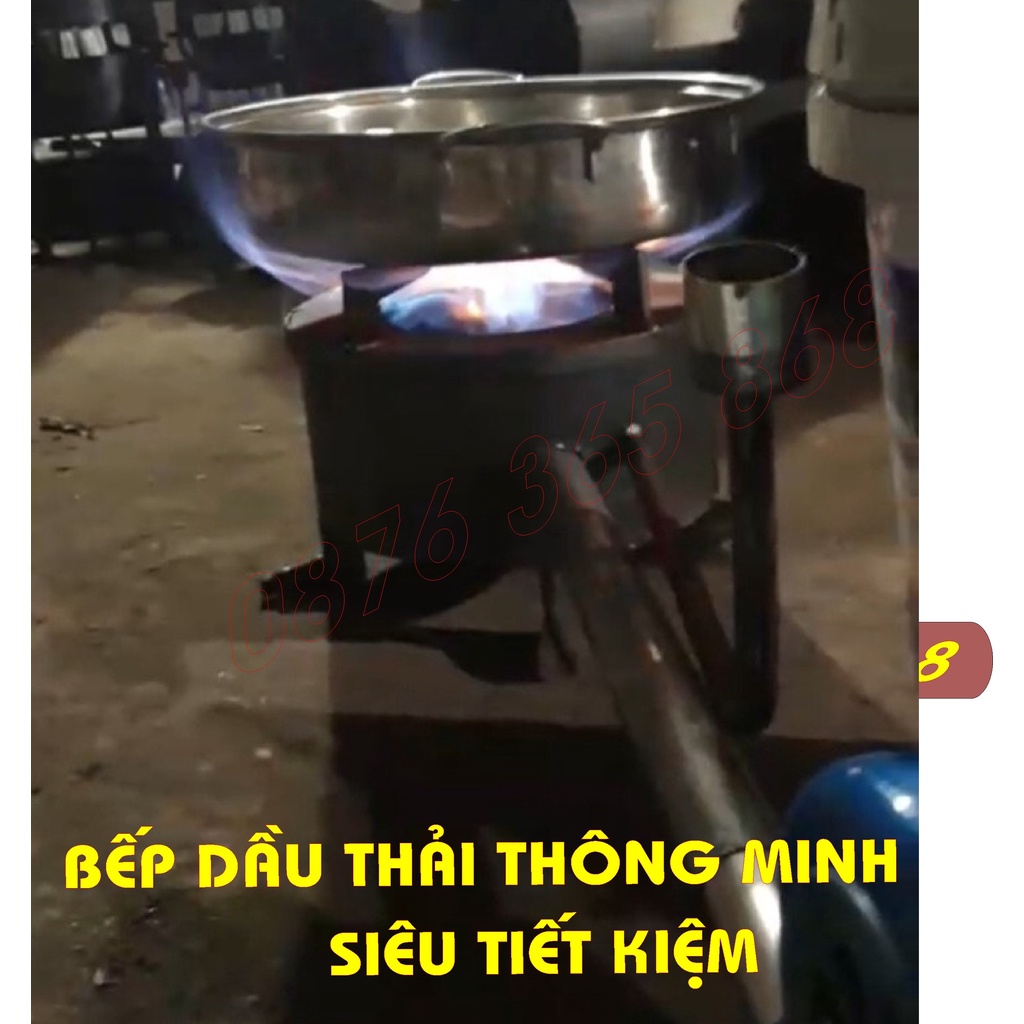 Bếp dầu hoá khí, bếp đốt nhớt thải, bếp đun dầu thải, loại dày bếp nặng 5kg đường kính 21cm