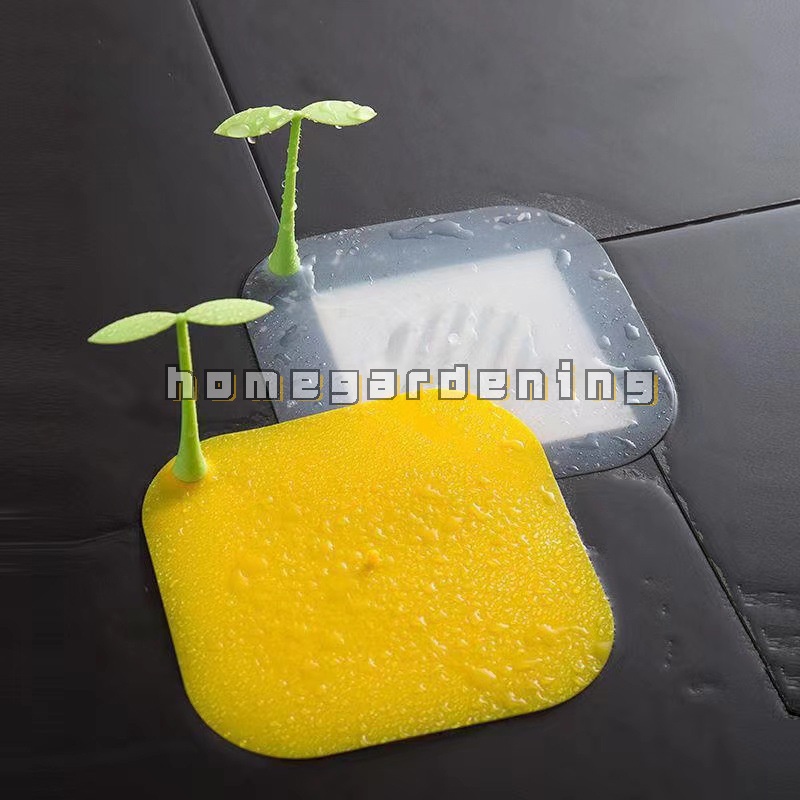 Thảm Silicon Lót Cống Thoát Nước Nhà Tắm Chống Mùi Hôi Chống Côn Trùng Hình Hạt Đậu Nhỏ Ốp