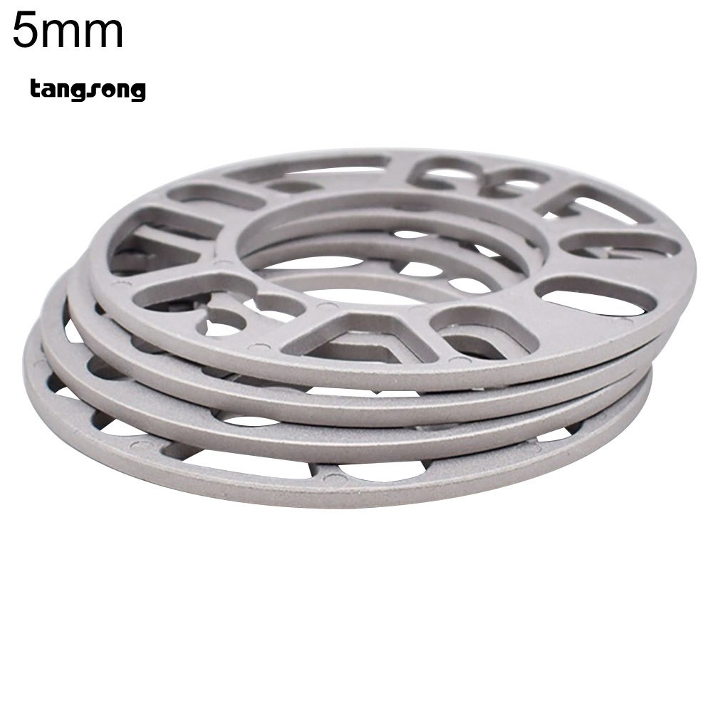 Set 4 vòng đệm bánh xe 3mm 5mm 8mm 10mm bằng hợp kim nhôm