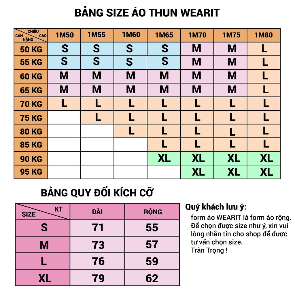 Áo thun trơn tay lỡ WEARIT basic form rộng nam nữ hai màu đen trắng