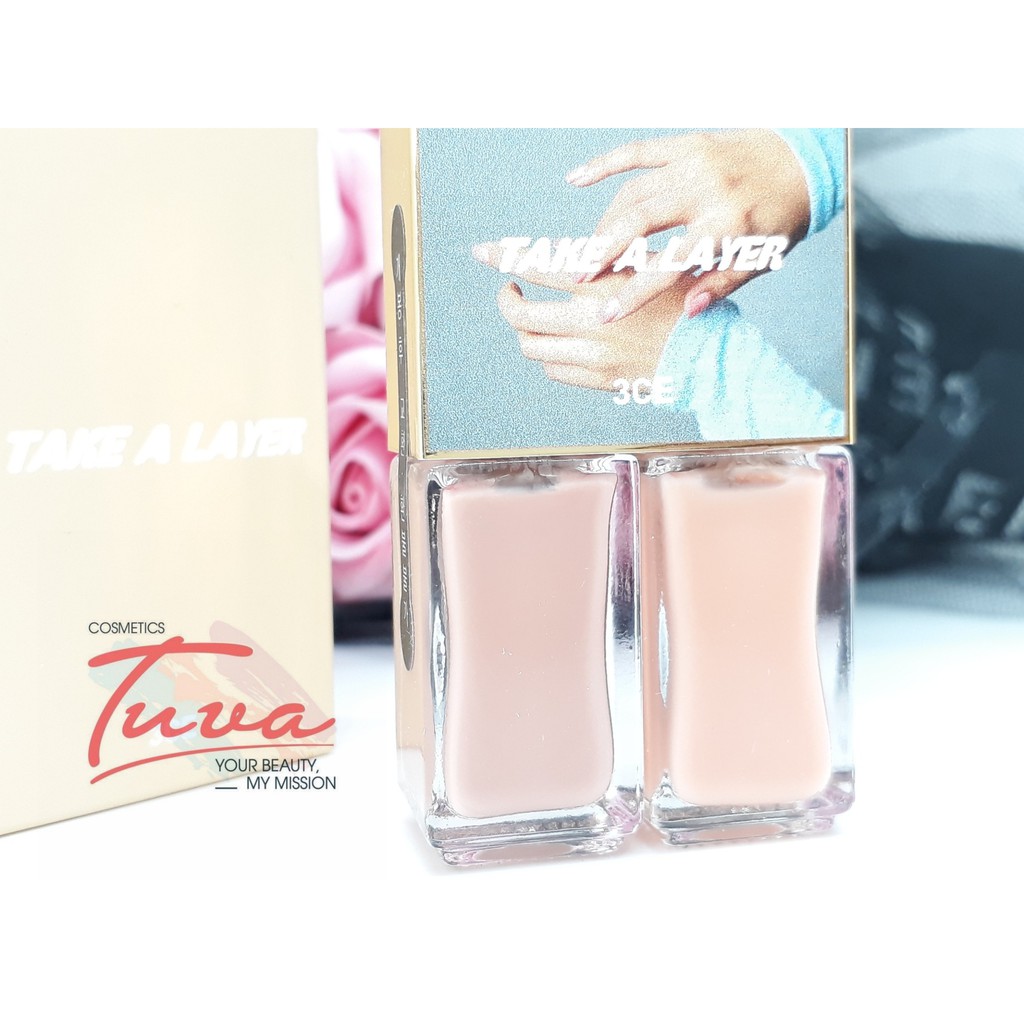  Sơn Móng Tay 3CE Take A Layer Layering Nail Lacquer