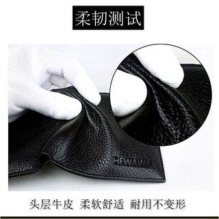 Wallet Men's Leather Short Genuine Leather Student First Layer Cowhide Multi-Functional Men's Wallet Genuine Leather Fashion Wallet