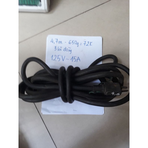 Dây điện Nhật bãi loại dài từ 6m