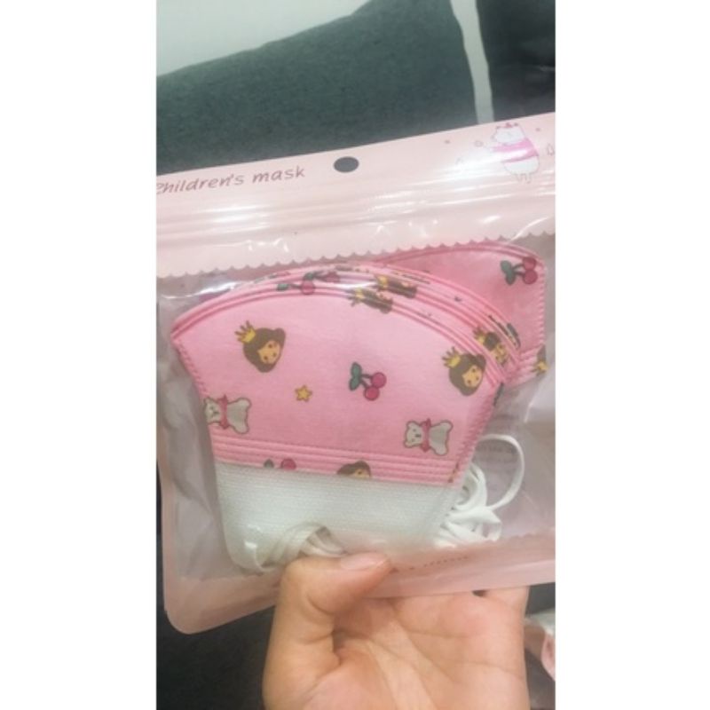 Set 10 khẩu trang 3D cute  cho bé