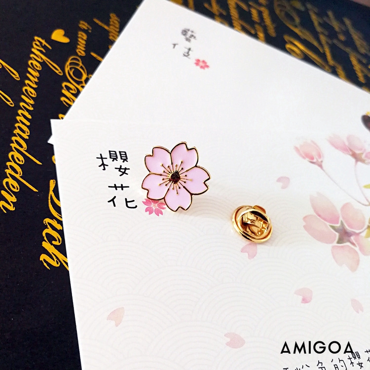 Ghim Cài Áo Hình Hoa Đính Đá Xinh Xắn