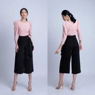 Quần ống rộng nơ