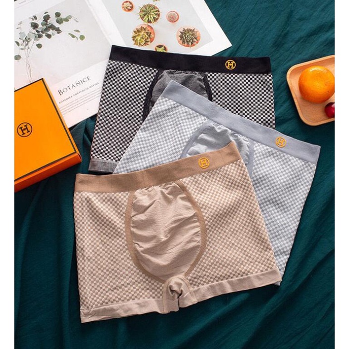 Hermes  Bộ 3 QuầN LóT Cotton MềM MạI Cho Nam
