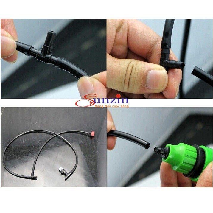 Bộ kit tưới cây, tưới rau 20 đầu phun, độ dài dây 10 mét
