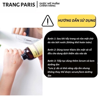 [Chuẩn auth 100%, đủ bill, đi air ✈️] Klairs Supple Preparation Toner