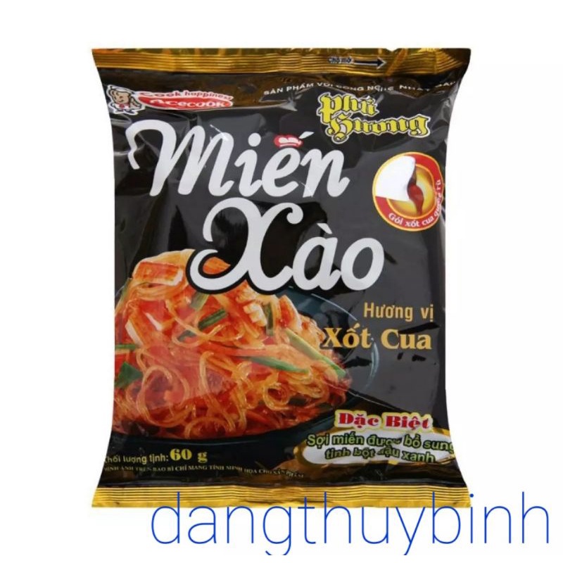 Miến xào cua Phú Hương gói 66g