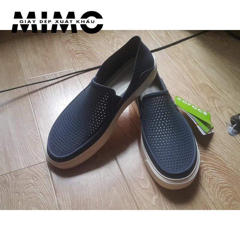 [Hàng xuất] Giày Slip on Citilane Roka, giày nhựa đi mưa siêu nhẹ êm, bền đẹp cho nam