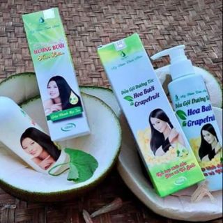 Combo dầu gội và xịt dưỡng hương bưởi ngân bình
