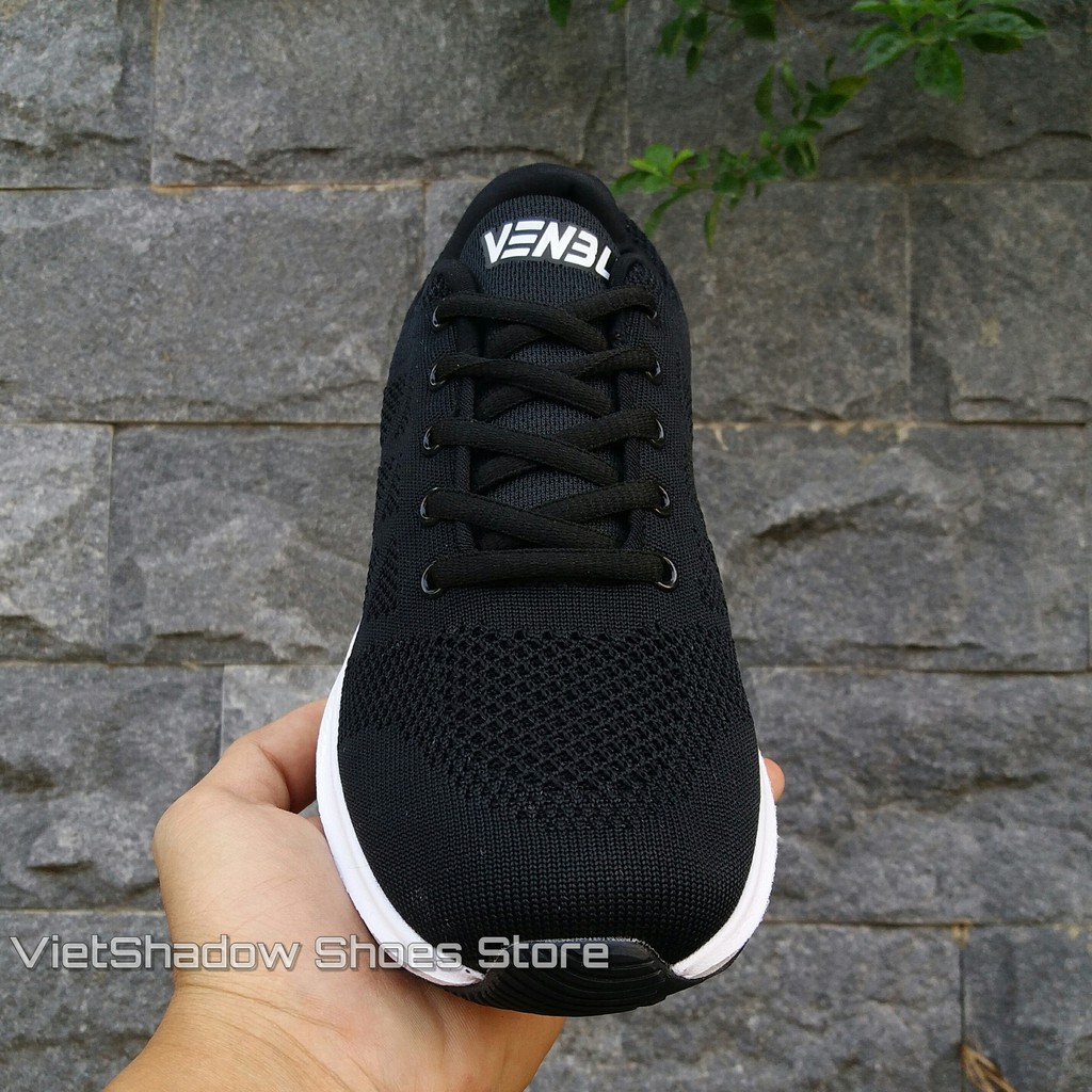 Giày thể thao | Sneakers nam Venbu màu đen - Mã SP 85-đen