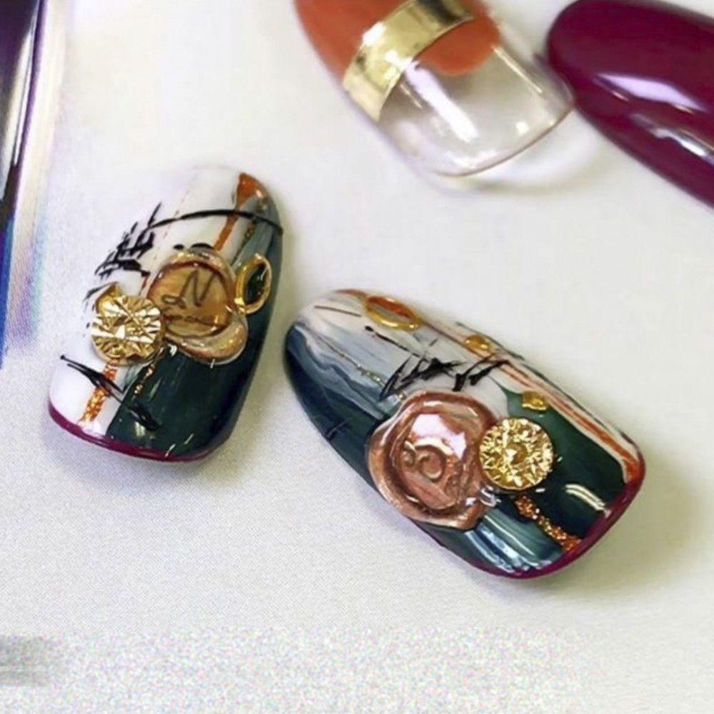 Miếng Dán Trang Trí Móng Tay Nghệ Thuật Xinh Xắn