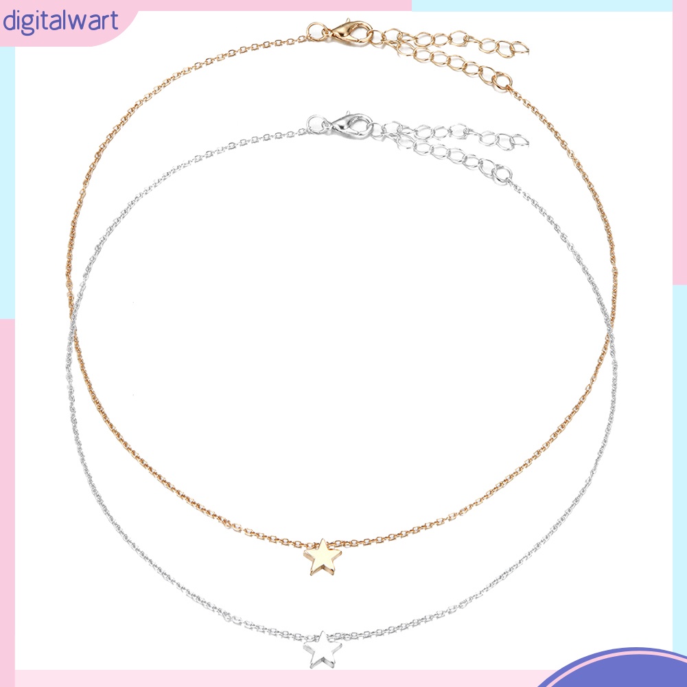 Dây Chuyền Hợp Kim Mặt Hình Ngôi Sao Thời Trang Cho Nữ