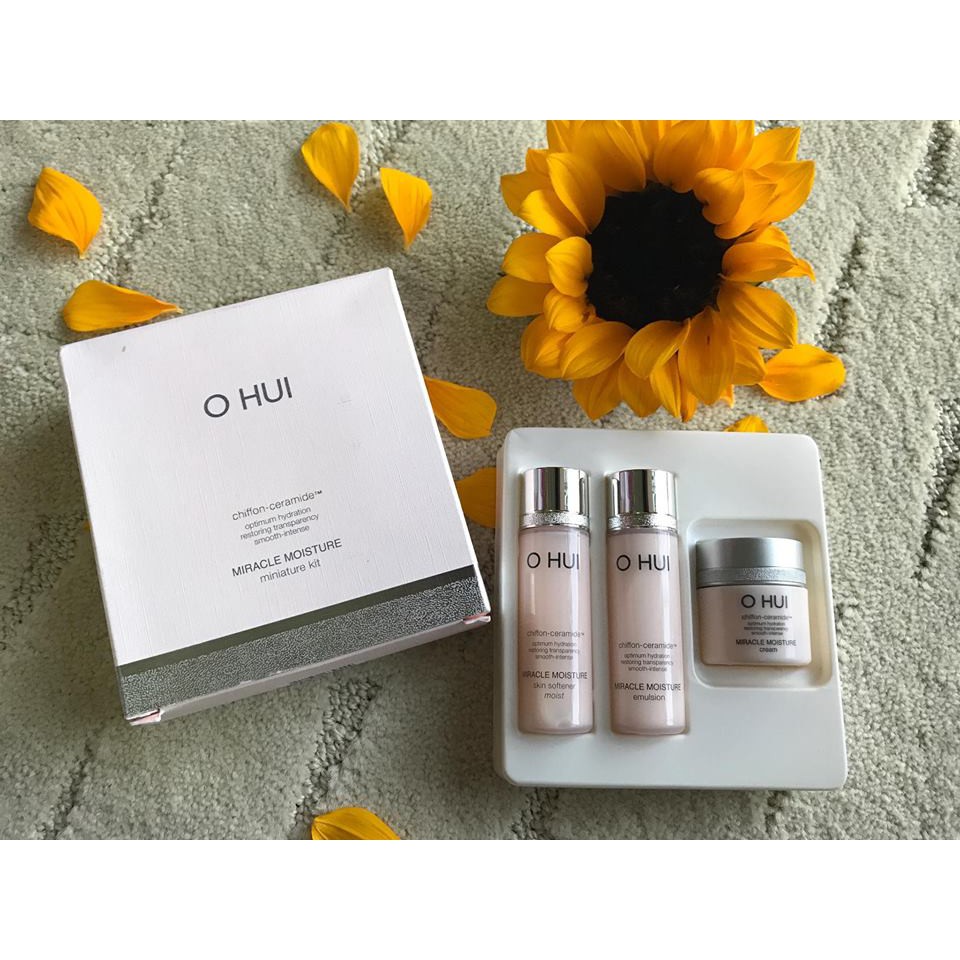 Set dưỡng da, dưỡng ẩm OHUI MIRACLE MOISTURE Mini