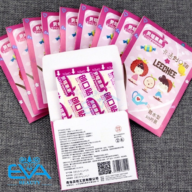 Combo 20 Miếng Băng Keo Cá Nhân Hoạ Tiết Hoạt Hình Trong Suốt Và Màu Cute Bandages