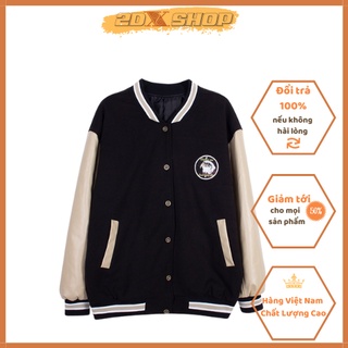 [ Có Ảnh Thật ] Siêu Phẩm Bomber Zaclang Bo Dệt In Logo Đại Bàng Chất Liệu Nỉ Cotton Hot Trend