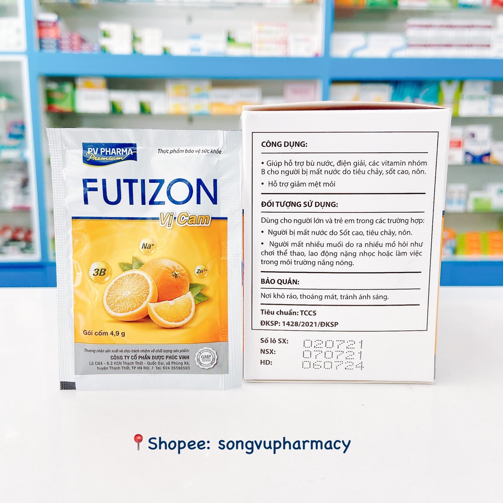 Nước cam bù nước và điện giải FUTIZON