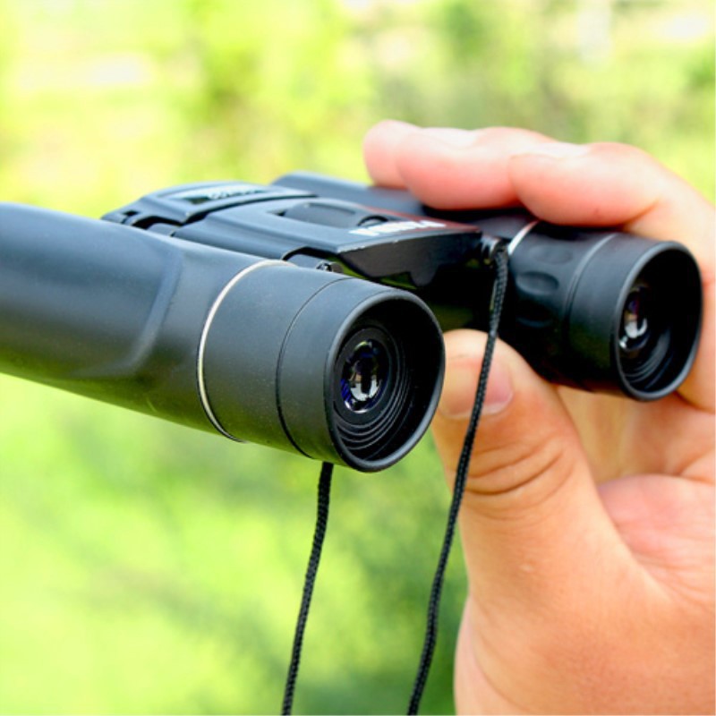 40X22 HD Powerful Binoculars Long Range Folding Mini Telescope BAK4 FMC Optics for  Sports Outdoor Camping Travel