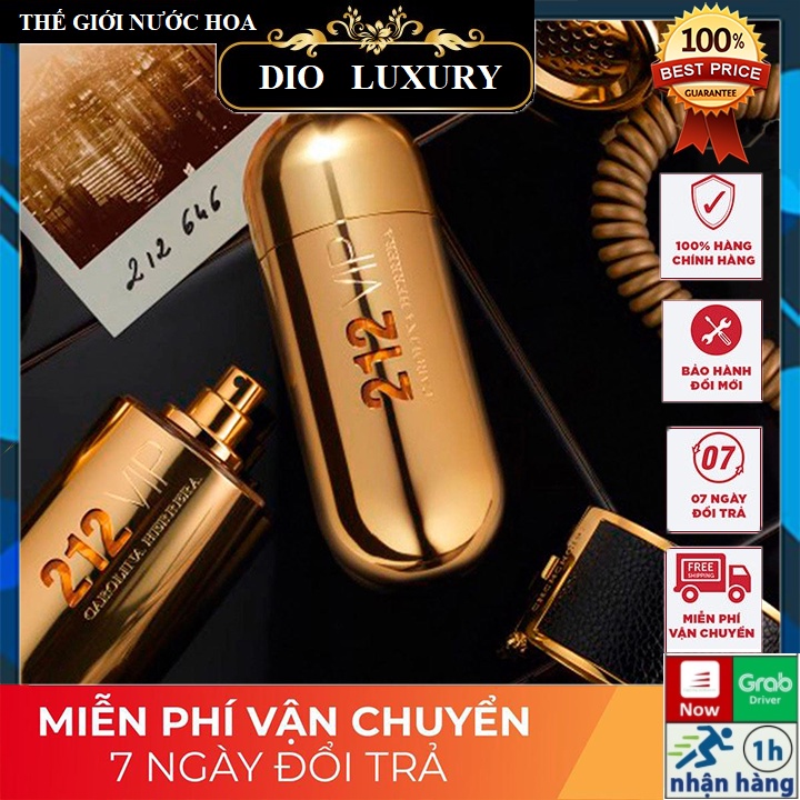 Nước hoa 💋 212 VIP NYC 80ml - Nước hoa nam - nước hoa nữ thơm lâu