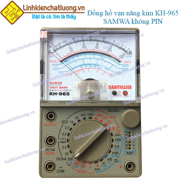 Đồng hồ vạn năng kim KH-965 SAMWA không PIN