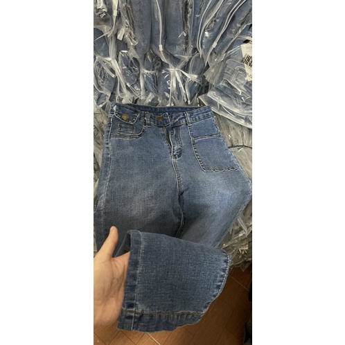 [DAQUY20]Quần JEANS nắp túi ống đứng cạp cao🌸FREESHIP🌸kéo sang xem ảnh thật cuối | WebRaoVat - webraovat.net.vn