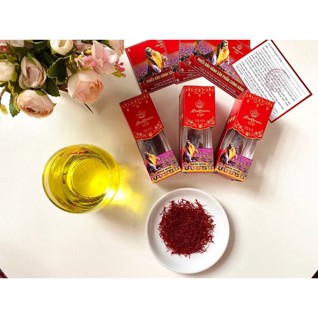 Nhụy Hoa Nghệ Tây Cao Cấp Saffron VIP Lọ 1Gr