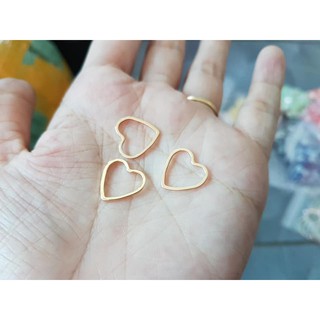 Mặt dây hình tim đều 13mm ( gói 1 cái)