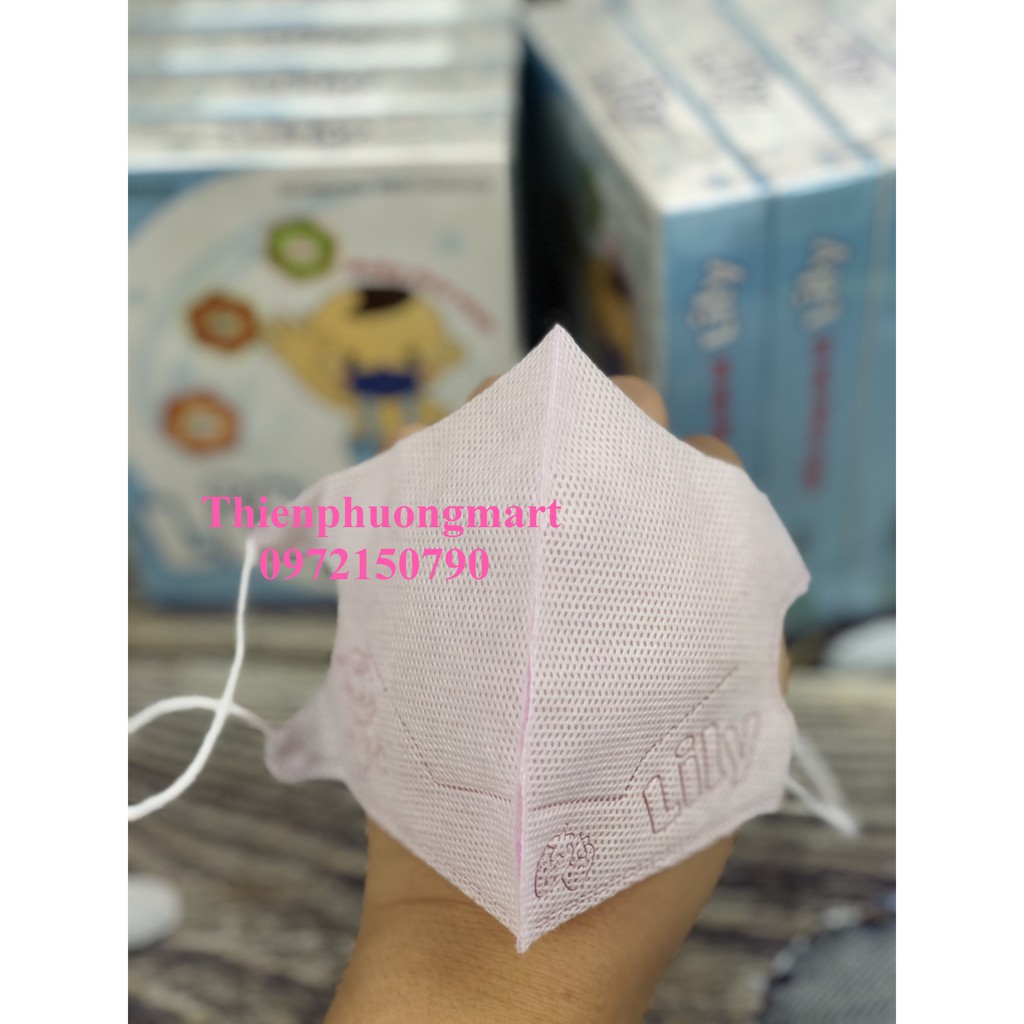 Combo 3 hộp Khẩu trang lily cho bé ( 30 cái )