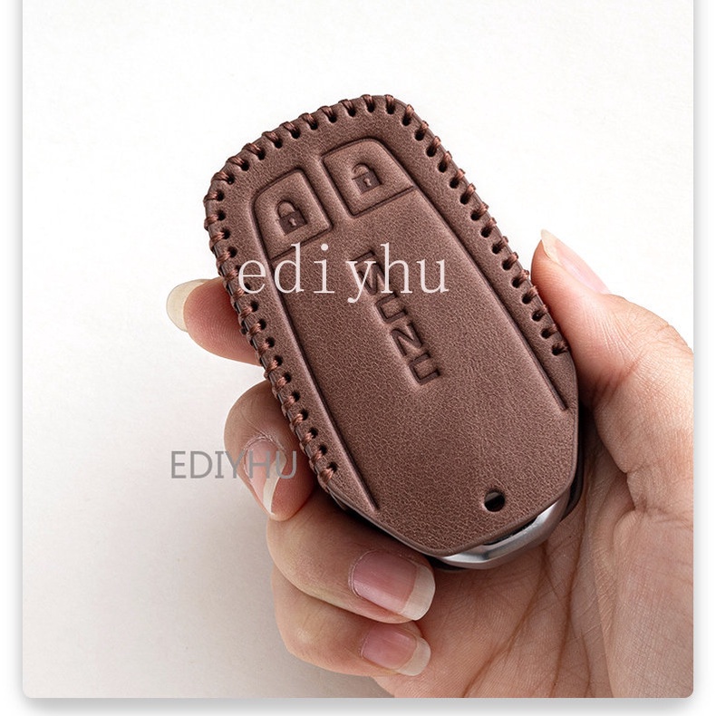 Vỏ Da Bảo Vệ Chìa Khóa Điều Khiển Từ Xa 2 Nút Cho Isuzu MUX D-MAX DMAX / Mu-X 3.0 / X-series