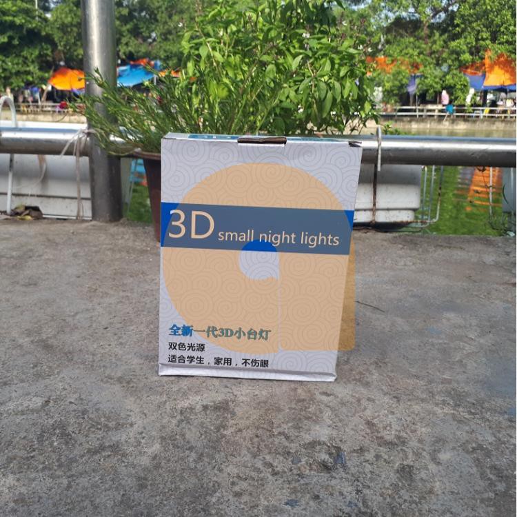 Đèn ngủ, đèn trang trí, Led 3D 4 bóng trái tim