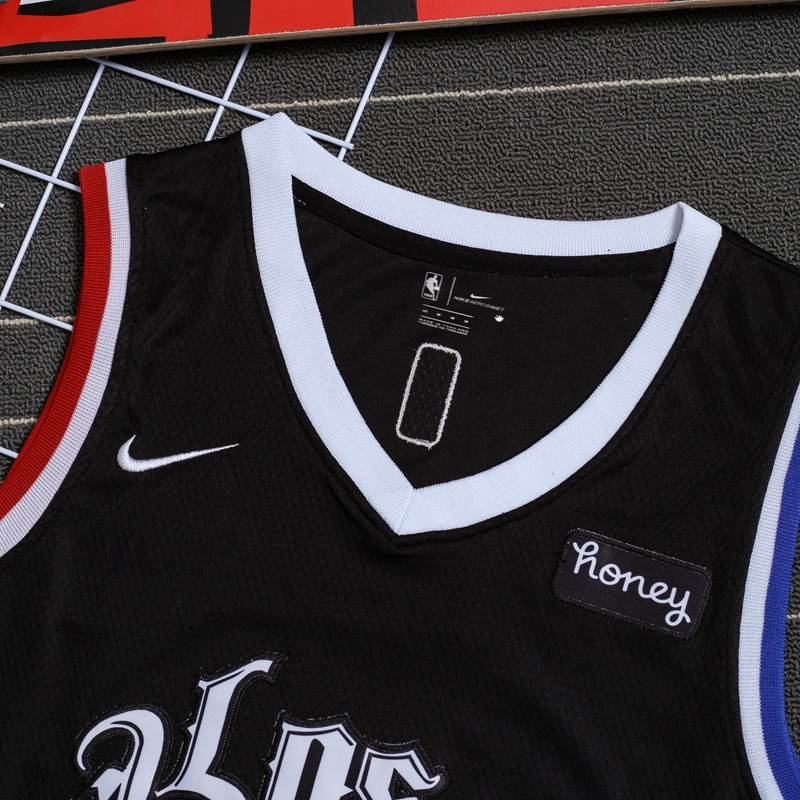 Nike NBA Los Angeles Clippers George No. 13 Basketball Clothes Vest Summer Black (Size: S-2XL)