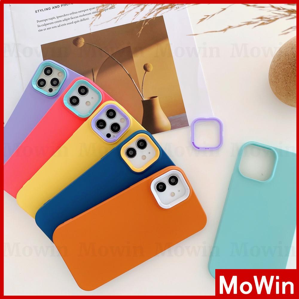 Ốp điện thoại silicon dẻo viền vuông màu trơn đơn giản cho iPhone 13 Pro Max iPhone 12 Pro Max iPhone 11 Pro Max iPhone 7 Plus iPhone 8