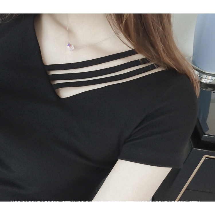 Áo kiểu cổ chữ V phong cách Hàn Quốc 2019 dành cho nữ