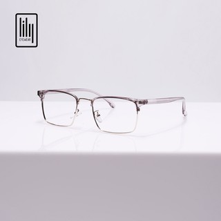 Gọng kính vuông kim loại thời trang nam nữ Lilyeyewear 770
