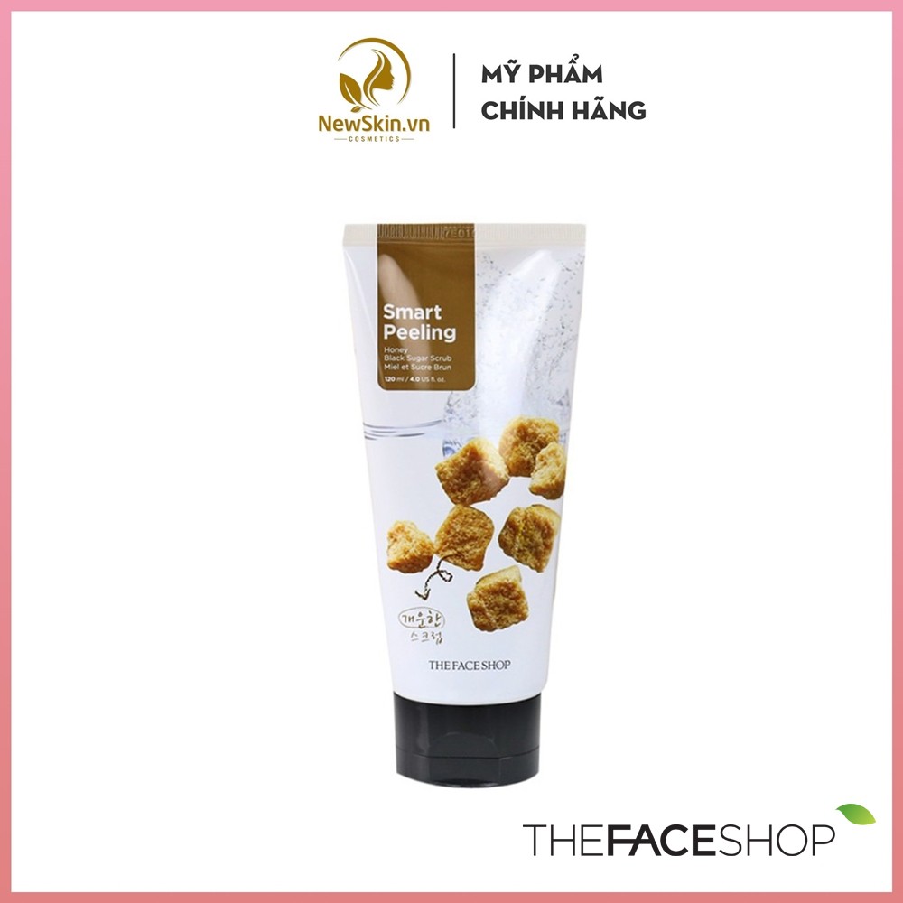 Tẩy Tế Bào Chết Đường Đen The Face Shop Smart Peeling Honey Black Sugar Scrub 120ml